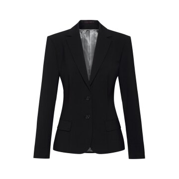 Greiff Corporate Blazer PREMIUM Damen Slim Fit OEKO TEX® Schwarz