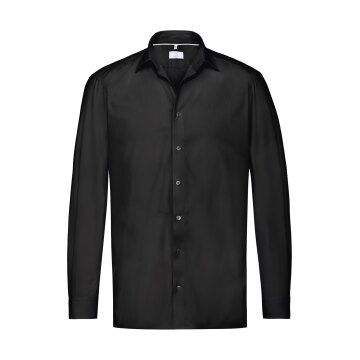Greiff Corporate Hemd PREMIUM Herren OEKO TEX® Regular Schwarz