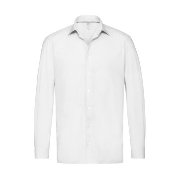 Greiff Corporate Wear PREMIUM Herren Hemd Langarm New-Kentkragen Regular Fit Baumwollmix Stretch OEKO TEX® Bügelfrei Weiß
