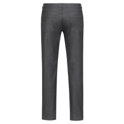 Greiff GASTRO MODA Kitchen Herren Jeans 5-Pocket Kontraststepp Regular Fit Baumwollmix Stretch OEKO TEX® Denimoptik Anthrazit