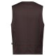 Greiff GASTRO MODA Herren Kellner-Weste Revers Regular Fit Braun