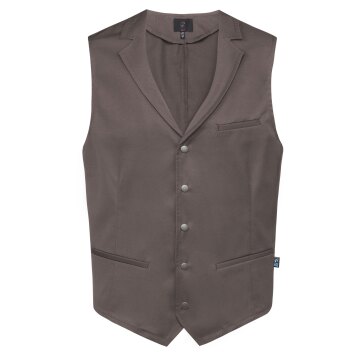 Greiff GASTRO MODA Herren Kellner-Weste Revers Regular Fit Taupe