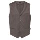 Greiff GASTRO MODA Herren Kellner-Weste Revers Regular Fit Taupe