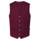 Greiff GASTRO MODA Herren Kellner-Weste Revers Regular Fit Bordeaux
