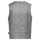 Greiff GASTRO MODA Herren Kellner-Weste V-Ausschnitt Regular Fit Grau