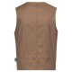 Greiff GASTRO MODA Herren Kellner-Weste V-Ausschnitt Regular Fit Camel