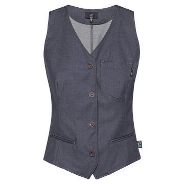 Greiff GASTRO MODA Damen Kellner-Weste V-Ausschnitt Regular Fit Marine