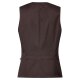 Greiff GASTRO MODA Damen Kellner-Weste Revers Regular Fit Braun