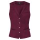 Greiff GASTRO MODA Damen Kellner-Weste Revers Regular Fit Bordeaux