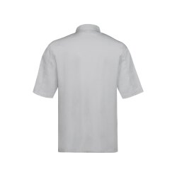Greiff GASTRO Cuisine Herren Kochjacke Kurzarm Regular Hellgrau L