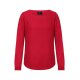 Greiff CHIFFON Damen Chiffon-Bluse Langarm Rundhals Regular Rot 50