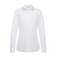 Greiff SIMPLE Damen Business-Bluse Langarm Kent Regular-Fit Weiß 40