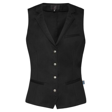 Greiff GASTRO MODA Damen Kellner-Weste Revers Regular Fit Schwarz L