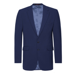 Greiff Corporate Wear PREMIUM Herren Anzugsakko Reverskragen Regular Fit Schurwollmix OEKO TEX® Italian Blue 44