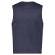 Greiff CASUAL Herren Jerseyweste V-Neck Regular-Fit Glencheck Blau