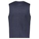 Greiff Corporate Wear CASUAL Herren Jerseyweste V-Ausschnitt Taschen Regular Fit Polyestermix Stretch OEKO TEX® Glencheck Blau