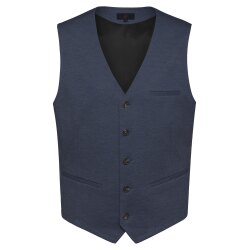Greiff CASUAL Herren Jerseyweste Regular Fit Blau meliert