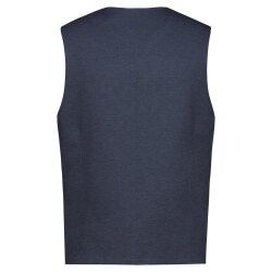 Greiff CASUAL Herren Jerseyweste Regular Fit Blau meliert