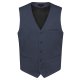 Greiff Corporate Wear CASUAL Herren Jerseyweste V-Ausschnitt Taschen Regular Fit Polyestermix Stretch OEKO TEX® Blau meliert