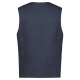 Greiff Corporate Wear CASUAL Herren Jerseyweste V-Ausschnitt Taschen Regular Fit Polyestermix Stretch OEKO TEX® Blau meliert