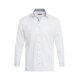 Greiff Corporate Hemd PREMIUM Herren OEKO TEX® Regular Weiß/Blau