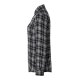 KARLOWSKY Damen Flanellbluse URBAN-FLAIR Langarm Schwarz Karo