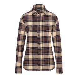 KARLOWSKY Damen Flanellbluse URBAN-TREND Langarm Sahara...
