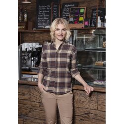 KARLOWSKY Damen Flanellbluse URBAN-TREND Langarm Sahara...