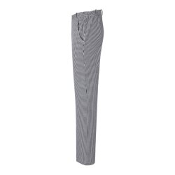 KARLOWSKY Herren Pepitahose BASIC Kochhose Baumwolle Schwarz