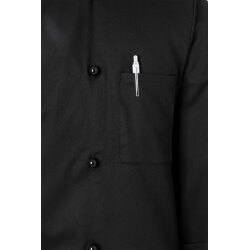 KARLOWSKY Kochjacke BASIC Unisex Stehkragen Baumwolle Schwarz