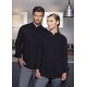 KARLOWSKY Kochjacke BASIC Unisex Stehkragen Baumwolle Schwarz