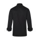 KARLOWSKY Kochjacke BASIC Unisex Stehkragen Baumwolle Schwarz