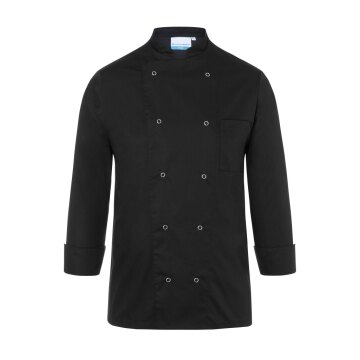 KARLOWSKY Kochjacke BASIC Unisex Stehkragen Schwarz