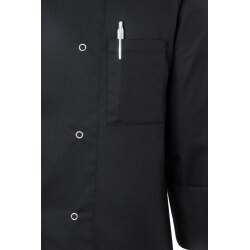 KARLOWSKY Kochjacke BASIC Unisex Stehkragen Schwarz