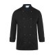 KARLOWSKY Kochjacke BASIC Unisex Stehkragen Schwarz