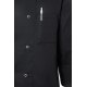 KARLOWSKY Kochjacke BASIC Unisex Stehkragen Schwarz