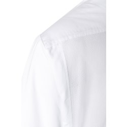 Karlowsky Überwurf-Kochhemd BASIC Damen Herren unisex Langarm Druckknöpfe Polyeste/Baumwollmix atmungsaktiv Weiß