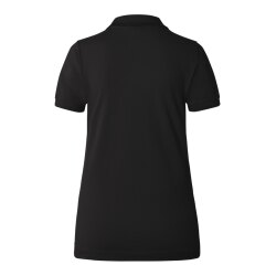 KARLOWSKY Damen Poloshirt BASIC Kurzarm Modern-Fit Schwarz L