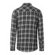 KARLOWSKY Herren Flanellhemd URBAN-FLAIR Langarm Schwarz Karo