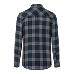 KARLOWSKY Herren Flanellhemd URBAN-STYLE Langarm Marine Karo