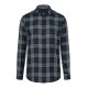 KARLOWSKY Herren Flanellhemd URBAN-STYLE Langarm Marine Karo