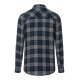 KARLOWSKY Herren Flanellhemd URBAN-STYLE Langarm Marine Karo