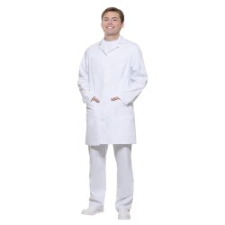 KARLOWSKY Herren Arzt-/Labormantel BASIC Revers...