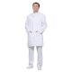 KARLOWSKY Herren Arzt-/Labormantel BASIC Revers Casual-Fit Weiß