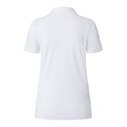 KARLOWSKY Damen Poloshirt BASIC Kurzarm Modern-Fit Weiß