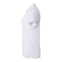 KARLOWSKY Damen Poloshirt BASIC Kurzarm Modern-Fit Weiß