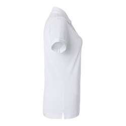 KARLOWSKY Damen Poloshirt BASIC Kurzarm Modern-Fit Weiß