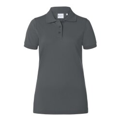KARLOWSKY Damen Poloshirt BASIC Kurzarm Modern-Fit Anthrazit