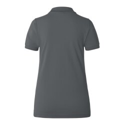 KARLOWSKY Damen Poloshirt BASIC Kurzarm Modern-Fit Anthrazit