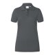 KARLOWSKY Damen Poloshirt BASIC Kurzarm Modern-Fit Anthrazit